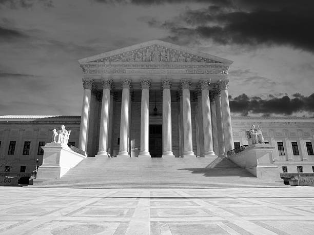 istock US Supreme Court Building Black and White 483371810