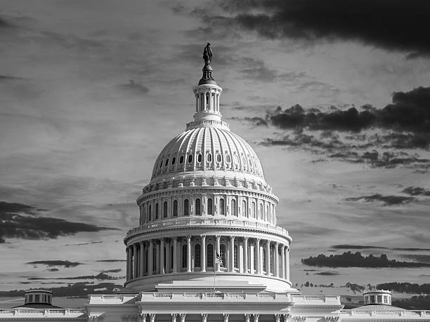 istock United States Capitol Dome Black and White 483371812