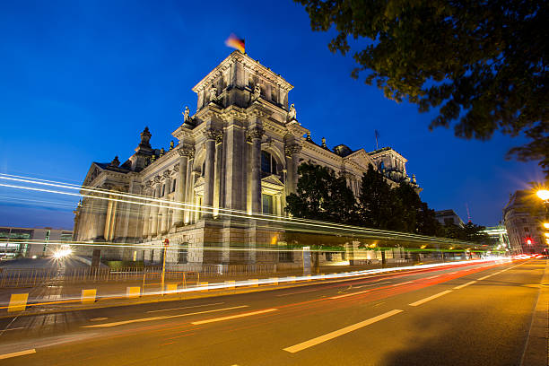 istock german bundestag berlin in the evening 483372052