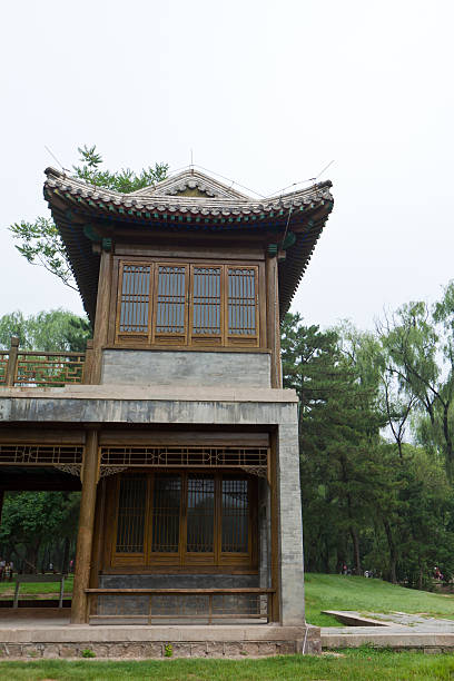istock loft building in a Chinese ancient garden 483373021