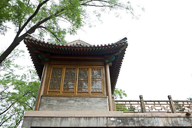 istock loft building in a Chinese ancient garden 483373165