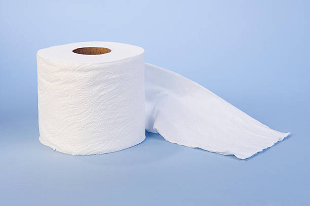istock Single Roll of Toilet Paper 483374687