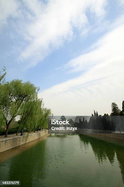 Water Landscape Architecture In A Park Stock Photo - Download Image Now - Asia, Beauty, Built Structure