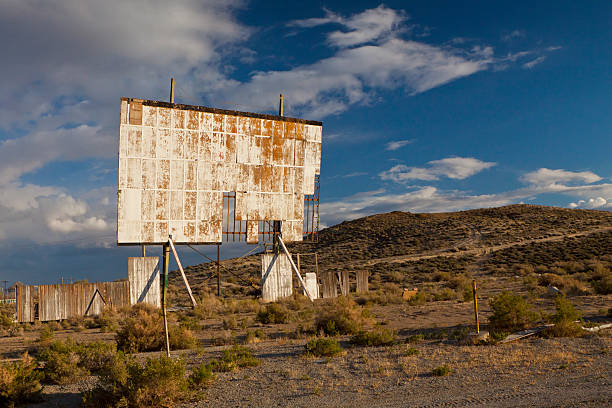 istock Abandoned and Weathered drive in Theater 483377383