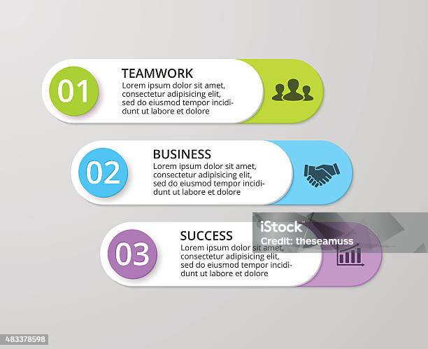 Vektorweißen Linien Pfeile Infografik Vorlage Für Diagramm Diagramm Präsentation Stock Vektor Art und mehr Bilder von Drei Gegenstände