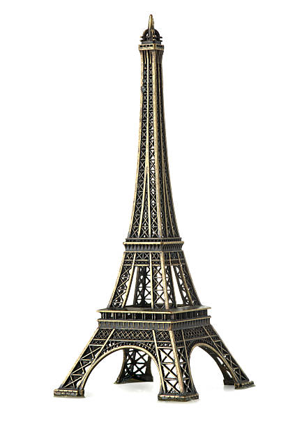 Isaac micrófono Rebotar Torre Eiffel Aislado Sobre Fondo Blanco Foto de stock y más banco de  imágenes de Torre Eiffel - Torre Eiffel, Fondo blanco, Estatua - iStock