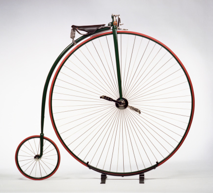 A vintage Penny Farthing Bicycle.