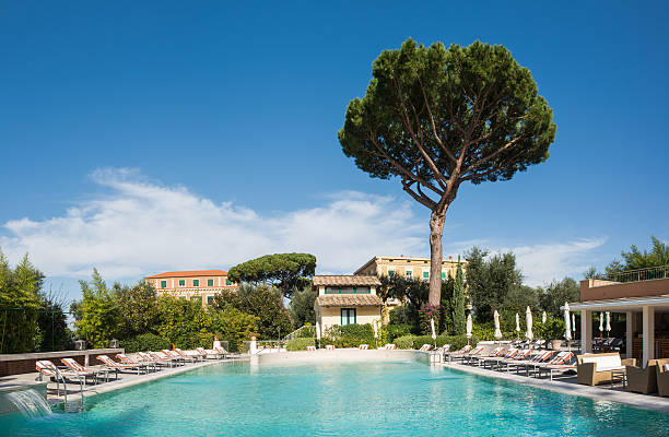 istock Swimming pool of luxury hotel 483395773