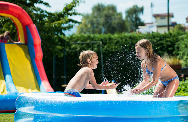 istock Summer Party In The Swimming Pool 483396822