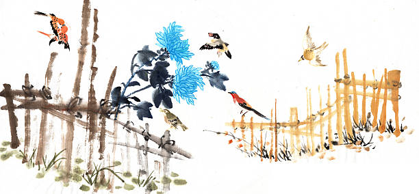 istock traditional China--fence and animal 483397043