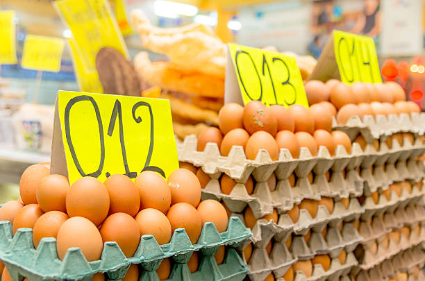 Eggs in a market, Quito, Ecuador