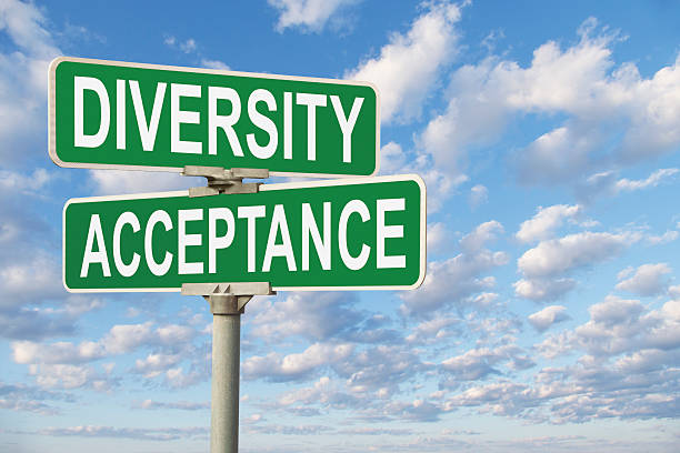 istock Diversity Acceptance Street Sign 483397322