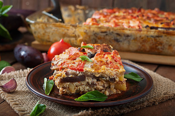 istock Moussaka - a traditional Greek dish 483402408