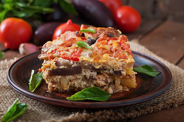 istock Moussaka - a traditional Greek dish 483402422