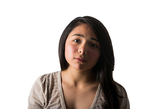 istock Portrait of girl thinking 483406404