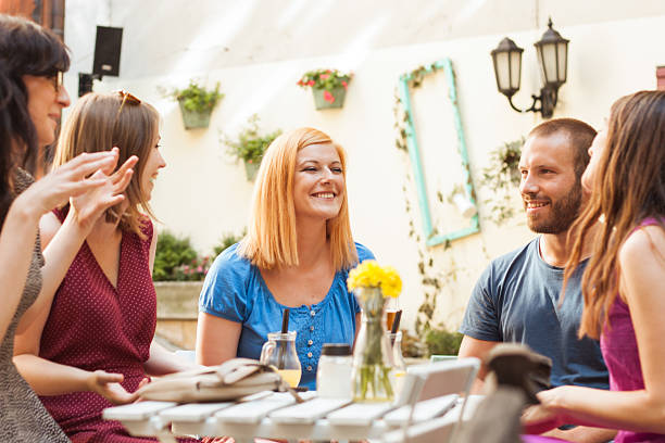 istock Friends having fun at the bar. 483406666