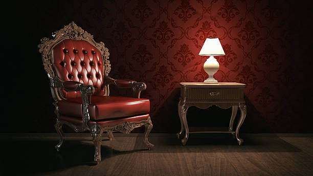 istock Vintage living room 483410306