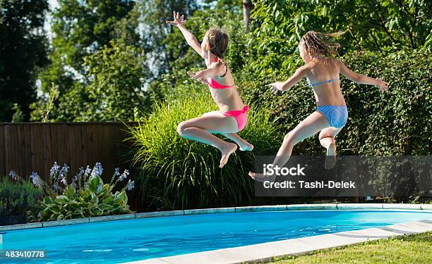 Jump In Water Stock Photo - Download Image Now - Taking the Plunge, Swimming Pool, Jumping
