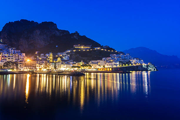 istock View on Amalfi in the evening, Italy 483411442