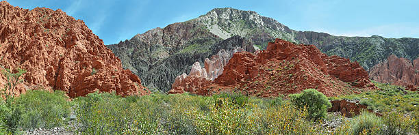Red-Colored mountains near Uquia Red-Colored mountains near Uquia, Jujuy province, Argentina achinoam nini photos stock pictures, royalty-free photos & images