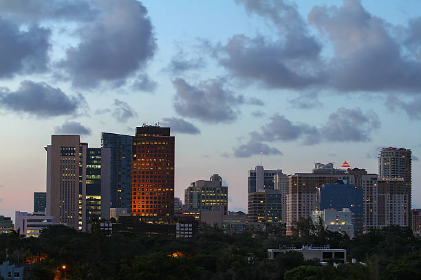 istock Fort Lauderdale, Florida skyline at twilight 483413932