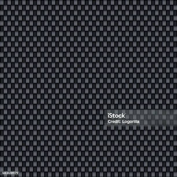 Бесшовный Фон Углеродного Волокна — стоковая векторная графика и другие изображения на тему Текстурный - Текстурный, Абстрактный, Абстрактный задний план