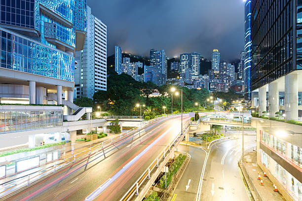 istock traffic in Hong Kong at night 483420783
