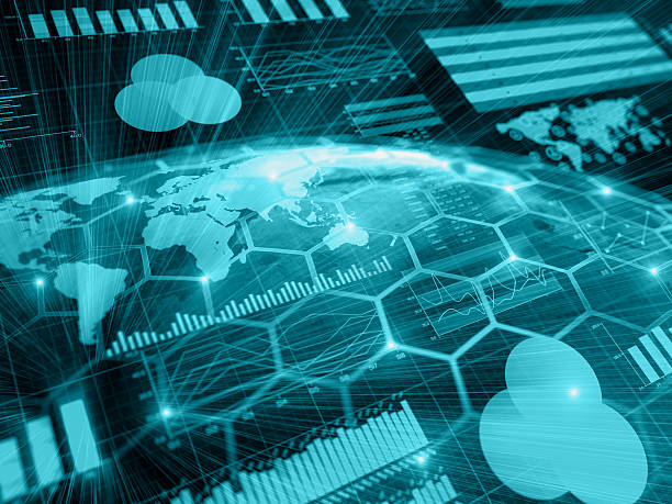 istock Financial charts abstract business graph 483424467