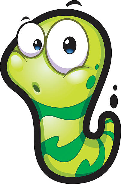 Worm Cartoon Stock Photos, Pictures & Royalty-Free Images - iStock