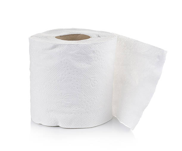 istock toilet paper on white background 483425646