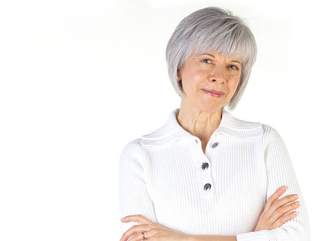 istock Mature Woman Crossing Arms 483426253