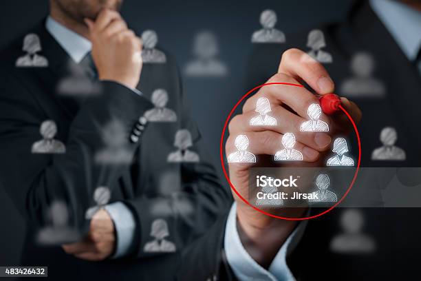 Marketing Segmentation Stock Photo - Download Image Now - Target Market, Sports Target, Community