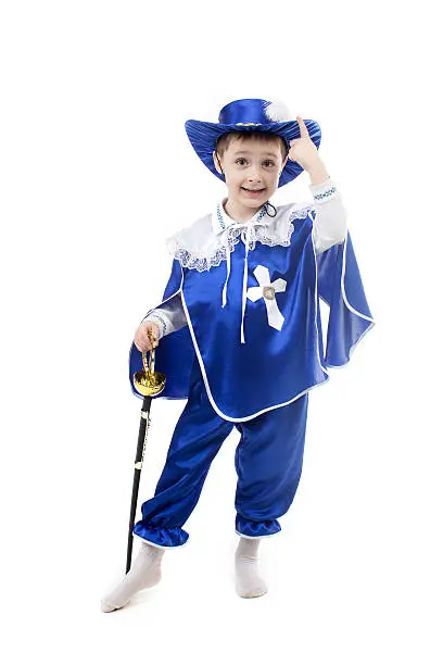 an image of boy in a suit musketeers