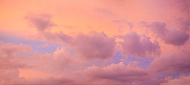 istock Twilight sky.Panorama purple sky clouds,Blue sky with clouds. 483430836