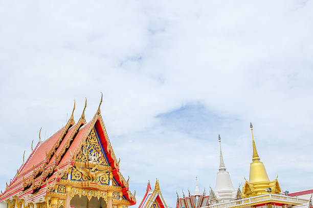 istock Top of Temple on sky background 483447456