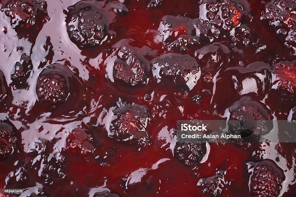 Blackberry Torta di ricotta - Foto stock royalty-free di Alimentazione non salutare