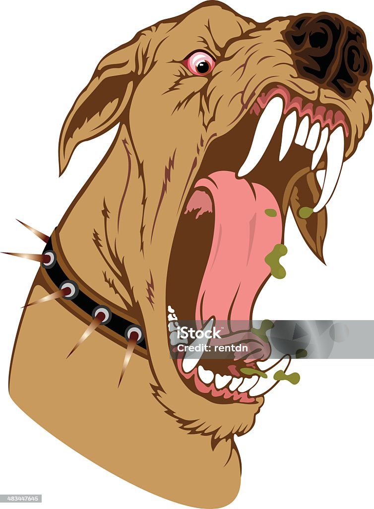 Wütende Hund - Lizenzfrei Aggression Vektorgrafik
