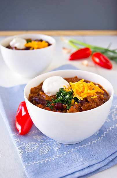 istock Two Bowls of Chili con Carne 483447703