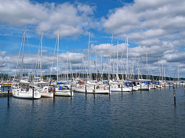 istock Sail yachts in a marina 483448358