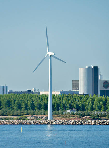 istock Renewable Energy Wind Turbine in Coppenhegan, Denmark 483448737
