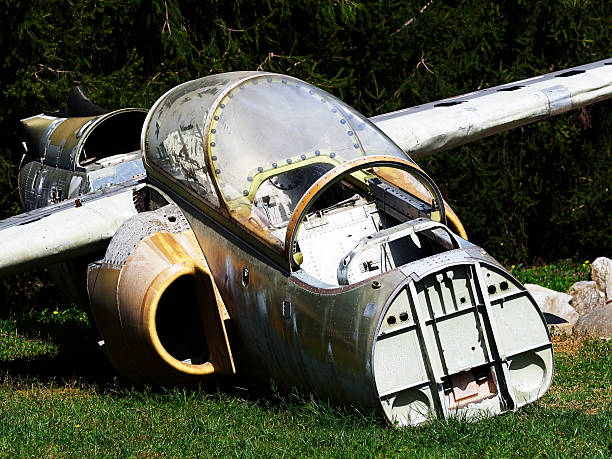 istock Military Airplane. Color Image 483450195