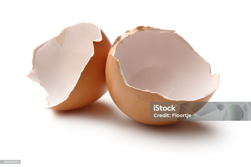 Huevos: Eggshells - Foto de stock de Huevo - Comida básica libre de derechos