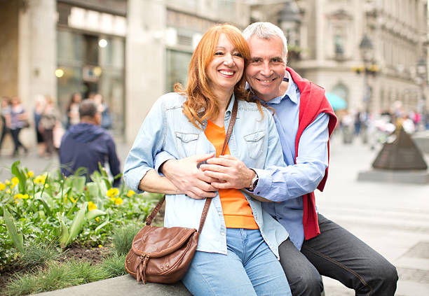 istock Mature couple traveling. 483450845