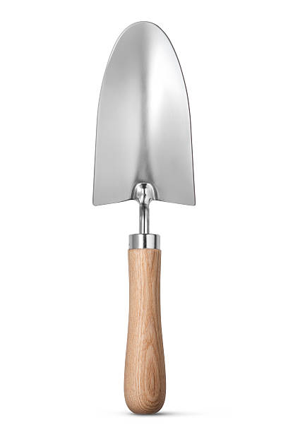 Garden trowel Garden trowel. Photo with clipping path. trowel shovel gardening equipment isolated stock pictures, royalty-free photos & images