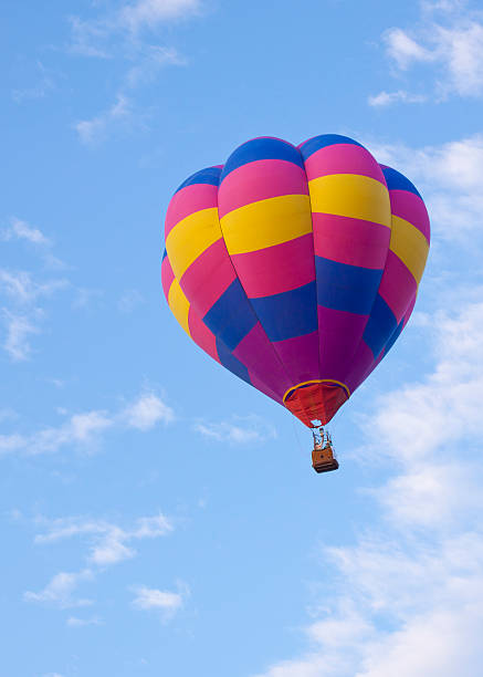 istock Pink and Yellow Hot Air Balloons 483451907