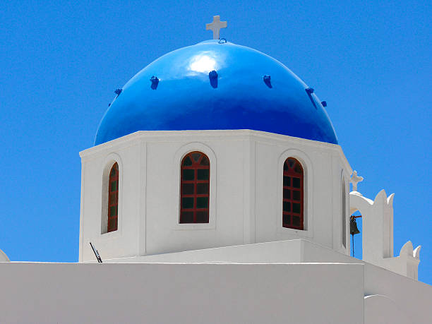istock Church in Santorini island 483452814