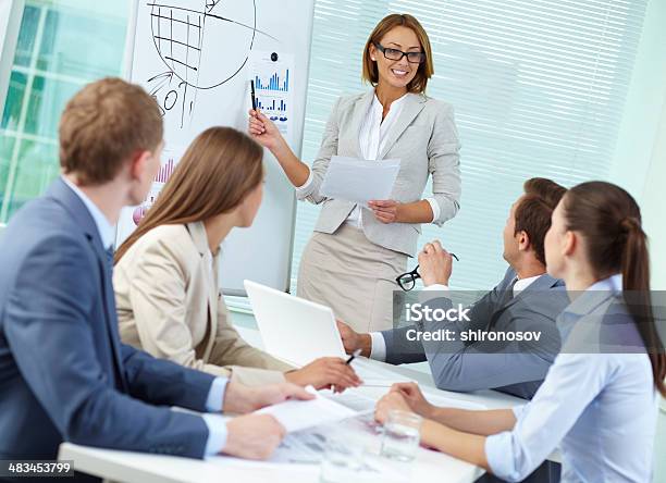 Working Seminar Stock Photo - Download Image Now - Adult, Business, Business Meeting