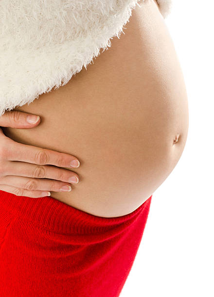 istock Close up on pregnant belly, 483454405