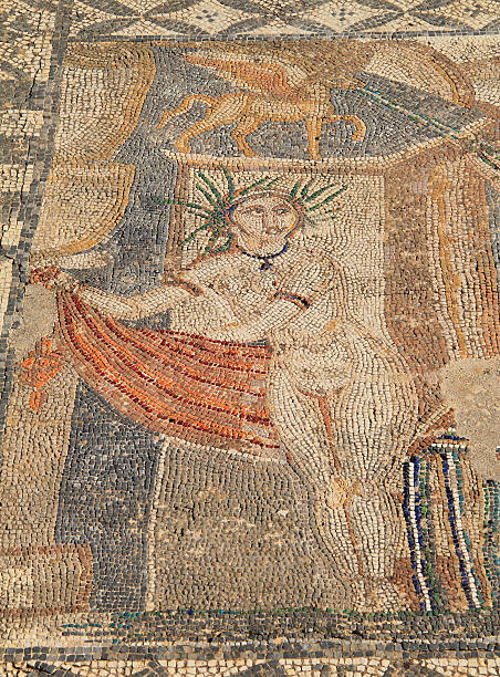 istock Morocco, Volubilis, ancient mosaic floor. 483455089
