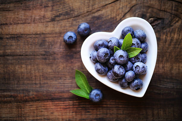 Fresh blueberries stock photo